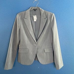 Express One Button Grey Blazer (NWT)